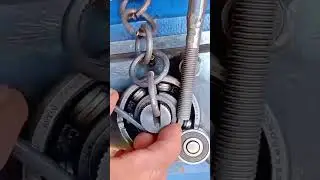 This is the process of making iron chains with great skills and tools #shorts