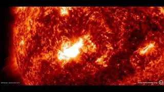 Strong Earth-directed CME likely after long-duration X1.9 solar flare | SDO AIA 304 (Jan 18, 2026)