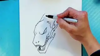 How to Draw GODZILLA - Fire Mouth