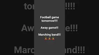 #football #awaygames #marchingband #drinkwater #letsgo #fyp #flute
