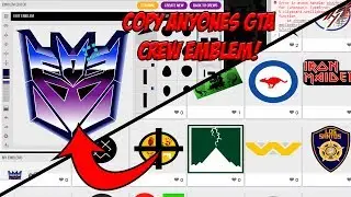 HOW TO COPY ANYONES GTA V CREW EMBLEM!