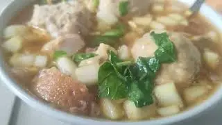 Bakso Kombinasi #baksourat#baksoenak#baksokeju 