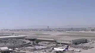 Flights stopped at Los Angeles International Airport