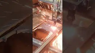 Cutting thick steel plate with torch