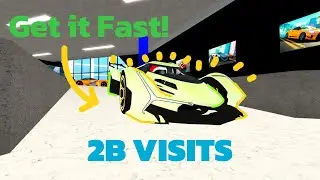 How to get the Macchina Visual RT FAST!! 2B visits update! (Roblox - Car Dealership Tycoon)
