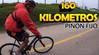 Hago 3 puertos de montaña en 5 horas /granfondo en piñon fijo 160 kilometros/