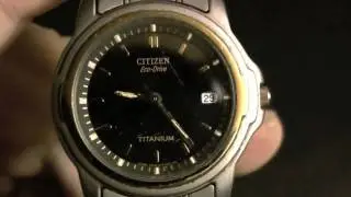 Citizen Eco-Drive Titanium 15 years old Watch Video Review