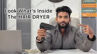 Tear down a Hair Dryer Look What&rsquo;s Inside #experiment #diy #tech #tutorial 