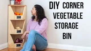 DIY corner vegetable bins - How to build