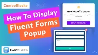 как отображать всплывающие окна Fluent Forms