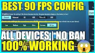90 fps config bgmi || BGMI 90fps Config File Download || 90fps bgmi 2.1 config