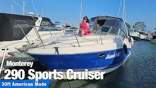 Monterey 290 - American Cabin Sports Cruiser | 30ft Yacht Tour REVIEW