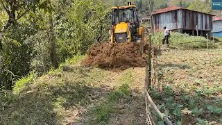 Long-awaited Hillside Road-Part 2-Completion for Hilly Villagers with JCB Backhoe