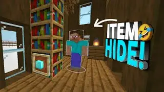 I am Playing a Item hide game with my friend in Minecraft!