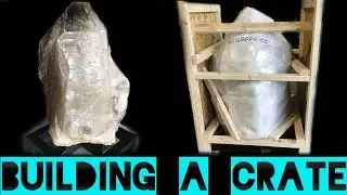 How to Build a Shipping Crate for Large Smokey Gemstone Quartz. (DIY wood crate)