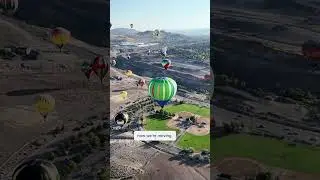 WATCH: A pilot's perspective on navigating the skies of the Great Reno Balloon Race