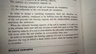 Soil Mechanics - Chapter 7 Introduction to Foundation Design Brief.