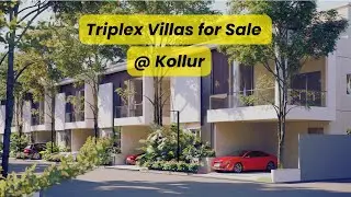 Triplex Villas for Sale in Hallmark Floresta | Hyderabad Real Estate #hyderabadrealestate