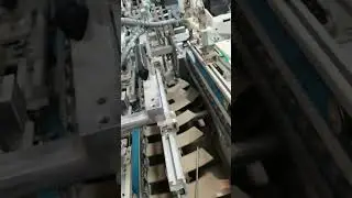 coffee cup sleeves run in XS #Automatic  #highspeed #foldergluer machine