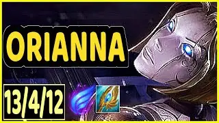 ORIANNA VS ZED - 13/4/12 KDA MID GAMEPLAY CHALLENGER I