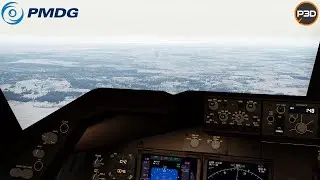 P3D V5.3 | Strong Crosswind landing @Malm&ouml; | PMDG 747