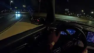 POV 2023 GMC Canyon AT4X Night Drive