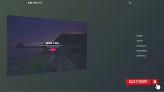 3D Navbar using Html Css and Javascript
