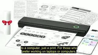 NADAIIN N80 Portable Printer Review &ndash; Wireless, Inkless & Perfect for Travel!