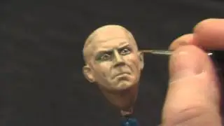 Painting a Large Scale Figure without an Airbrush Part 2 - The Face