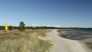 8713. Pite Havsbad Drone Stock Footage Video