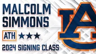 Auburn ATH signee Malcolm Simmons highlights from Benjamin Russell High School in Alexander City, AL