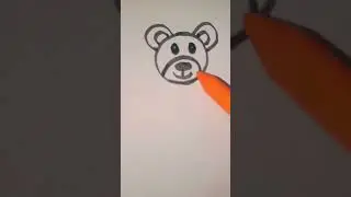 learn to draw a teddy face 🧸 #teddy #drawing #artclass #viral #trending #drawinglessons #howtodraw