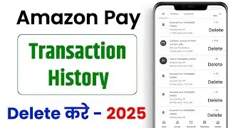 Amazon transaction history delete kaise kare !! Amazon pay se transaction history kaise delete kare