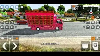 Canter custom modif bongkar muatan ayam di pabriknya langsung | Bus Simulator Indonesia