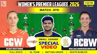 RCB vs GG , RCB-W vs GG-W Team , Royal Challengers vs Gujarat Women 9TH WPL Match