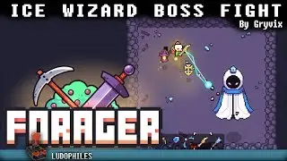 Forager Ice Wizard Boss Fight