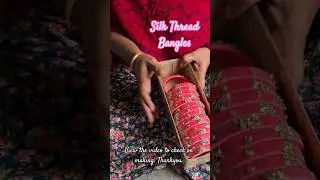 #silkthreadbanglesnewdesigns #silkthreadjewellery #kundanjewellery #kundanbangles #handmadejewelry