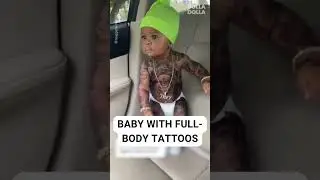 Baby with full body tattoos! #shorts