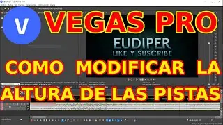 Como modificar la ALTURA DE PISTAS EN VEGAS PRO