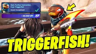 How to EASILY Gain Further instruction from Triggerfish - Fortnite Triggerfish Quest