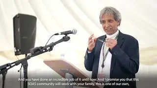 Memorial for Hussain Chaudhry | Adam Habib (Director of SOAS) Speech