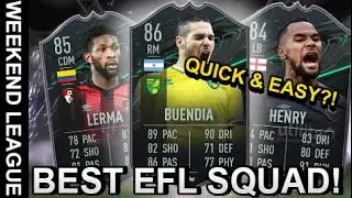 BEST EFL SQUAD IN FIFA 21 FOR COMPLETING THE EFL SQUAD FOUNDATIONS MILESTONE II QUICK & EASY!!