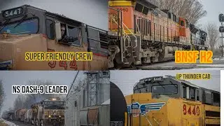 Great Day Railfaning the NS Chicago Line in NW Ohio FT Very Friendly Crews Foreign Power And more!!!