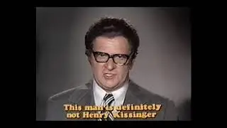 Kenneth Mars as Henry Kissinger on the Sha na na TV show, season 1 Episode 7