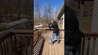 AR15 5.56 НАТО С глушителями и без глушителей (огромная) разница!!!!