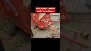 Easy way to Backup trailers,  Trailer reversing Hack