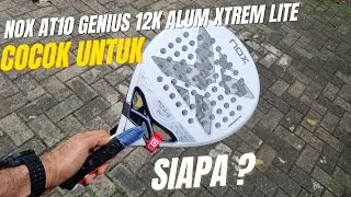 Raket Padel NOX AT10 GENIUS 12K ALUM Xtrem LITE BY AGUSTIN TAPIA LUXURY SERIES 2026 - RACKET PADEL