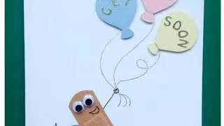 GET WELL SOON CARD | STEP BY STEP TUTORIAL | EASY DIY |