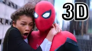 3D Clip: Spider-Man and MJ swinging around (5.1 Audio)