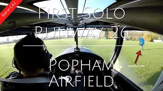 Flying SOLO. Instructor sends student solo for the 1st time